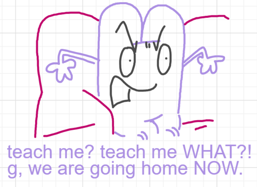 A panel from I've Been Everywhere, Man, episode nine of the Board Boards object show by Furretwalk/WalkingFurret.